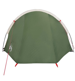 Tente de camping 4 personnes vert 405x170x106 cm taffetas 185T