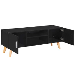 Meuble TV Noir 120x40x46 cm MDF