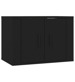 Ensemble de meubles TV 4 pcs Noir Bois d'ingénierie