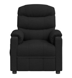 Fauteuil électrique de massage Noir Tissu