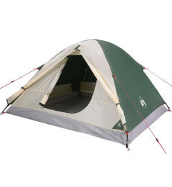 Tente de camping 3 personnes vert 240x217x120 cm taffetas 190T