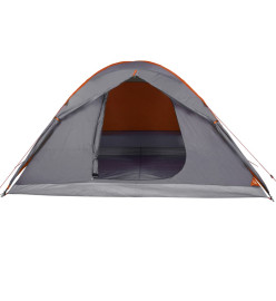 Tente de camping 6 personnes 348x340x190 cm taffetas 190T