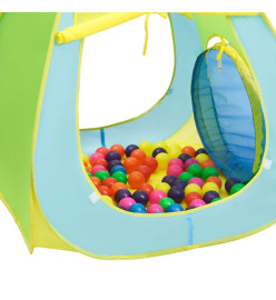 Tente de jeu pour enfants avec 350 balles Multicolore