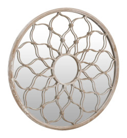 Miroir de jardin Sable 40x3 cm Fer Rond utilisation extérieure