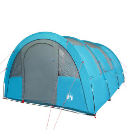 Tente de camping 4 personnes bleu 483x340x193 cm taffetas 185T