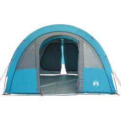 Tente de camping 4 personnes bleu 483x340x193 cm taffetas 185T