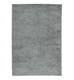 Tapis shaggy à poils longs moderne vert 140x200 cm