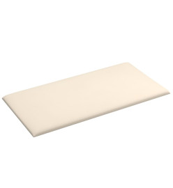 Panneaux muraux 12 pcs Crème 60x30 cm Velours 2,16 m²