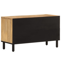 Meuble TV 80x31x46 cm bois massif de manguier