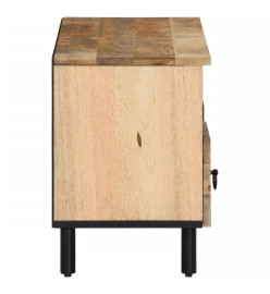 Meuble TV 100x33x46 cm bois massif de manguier