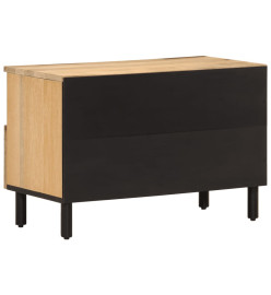 Meuble TV 70x33x46 cm Bois massif de manguier