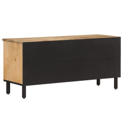 Meuble TV 100x33x46 cm bois massif de manguier