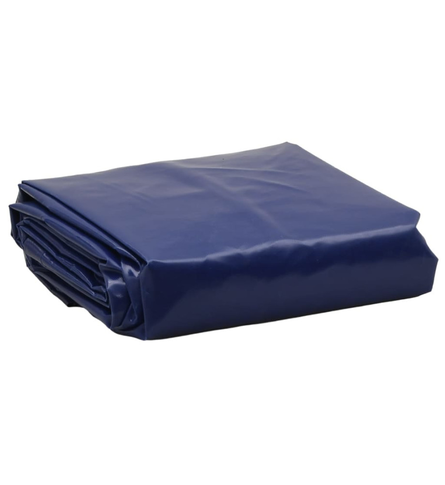 Bâche bleu 5x5 m 600 g/m²