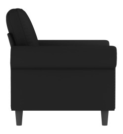 Fauteuil Noir 60 cm Velours