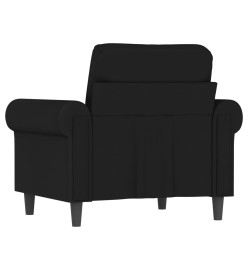 Fauteuil Noir 60 cm Velours