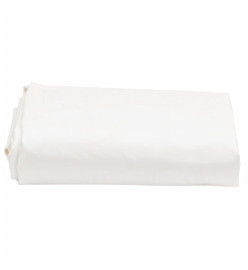 Bâche blanc 5x8 m 600 g/m²