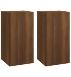 Ensemble de meubles TV 5 pcs Chêne marron Bois d'ingénierie