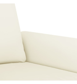 Fauteuil Crème 60 cm Velours