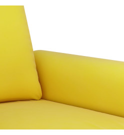 Fauteuil Jaune 60 cm Velours