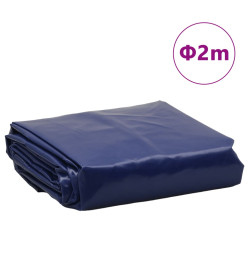 Bâche bleu Ø 2 m 600 /m²