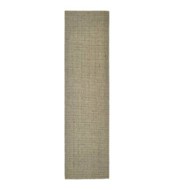 Tapis Sisal naturel 66x250 cm Taupe