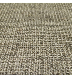 Tapis Sisal naturel 66x250 cm Taupe