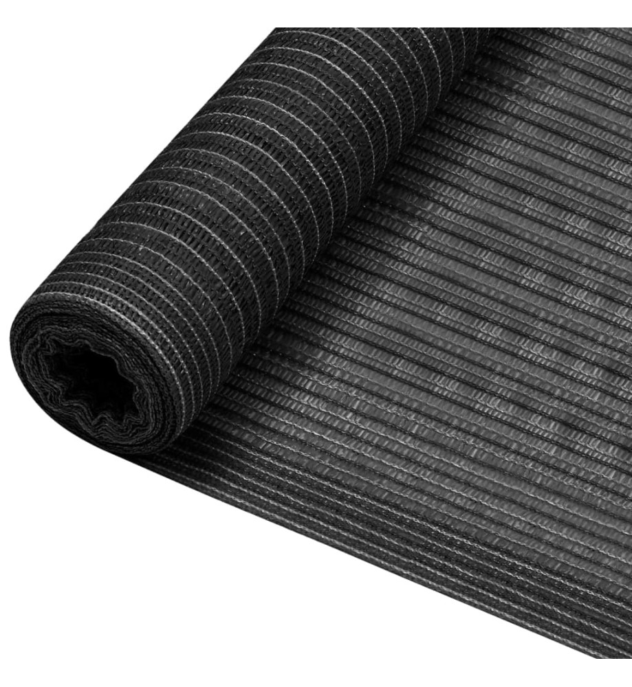 Filet brise-vue Anthracite 1,5x10 m PEHD 195 g/m²