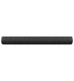 Filet brise-vue Anthracite 1,5x10 m PEHD 195 g/m²