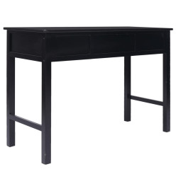 Bureau Noir 110 x 45 x 76 cm Bois