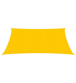 Voile d'ombrage 160 g/m² Jaune 3,6x3,6 m PEHD