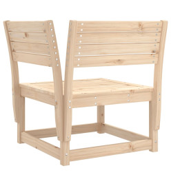 Salon de jardin 6 pcs bois de pin massif