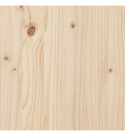 Salon de jardin 6 pcs bois de pin massif