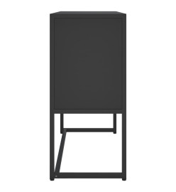 Buffet Noir 75x35x75 cm Acier