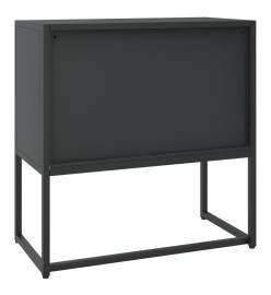 Buffet Noir 75x35x75 cm Acier