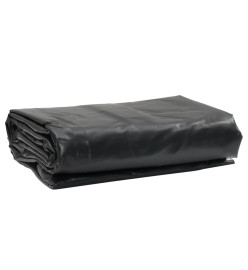 Bâche anthracite 6x8 m 600 g/m²