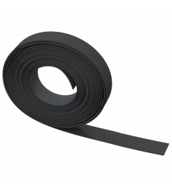 Bordures de jardin 5 pcs noir 10 m 10 cm polyéthylène