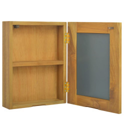 Armoire à miroir 30x10x40 cm Bois de teck solide