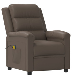 Fauteuil de massage Gris Similicuir