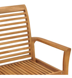 Banc de jardin 112 cm Bois de teck solide