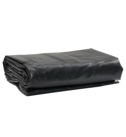 Bâche anthracite 3,5x5 m 600 g/m²