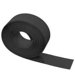 Bordures de jardin 5 pcs noir 10 m 20 cm polyéthylène