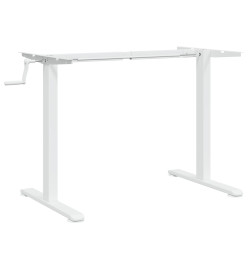 Cadre de bureau debout blanc (94-135)x60x(70-114) cm acier