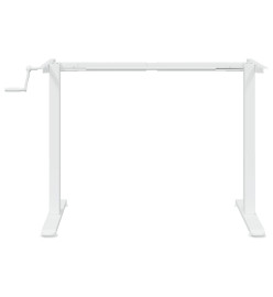 Cadre de bureau debout blanc (94-135)x60x(70-114) cm acier