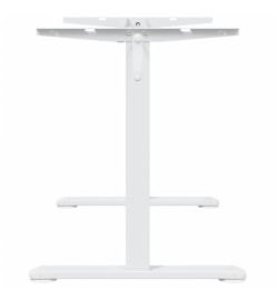 Cadre de bureau debout blanc (94-135)x60x(70-114) cm acier