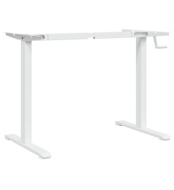 Cadre de bureau debout blanc (94-135)x60x(70-114) cm acier