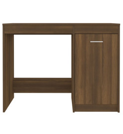 Bureau Chêne marron 100x50x76 cm Bois d'ingénierie