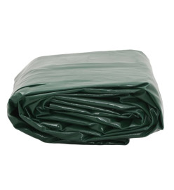 Bâche vert 1,5x2,5 m 600 g/m²