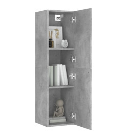 Ensemble de meubles TV 8 pcs Gris béton Aggloméré