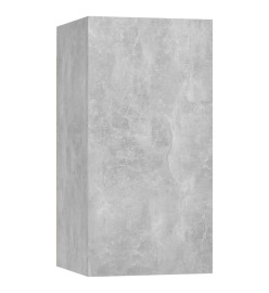 Ensemble de meuble TV 5 pcs Gris béton Aggloméré