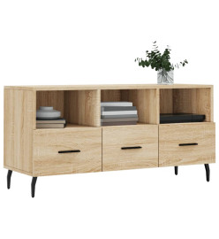 Meuble TV chêne sonoma 102x36x50 cm bois d'ingénierie